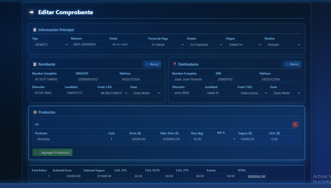 Seguimiento de repartidores